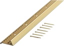 GRIPPER CARPET ALUM SATBR 72IN