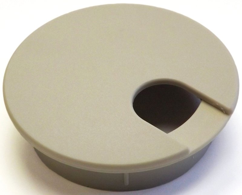 GROMMET DESK ALMOND 2-1/2 IN  