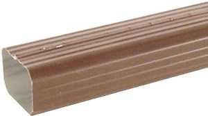 GUTTER DOWNSPOUT 2X3IN BROWN  