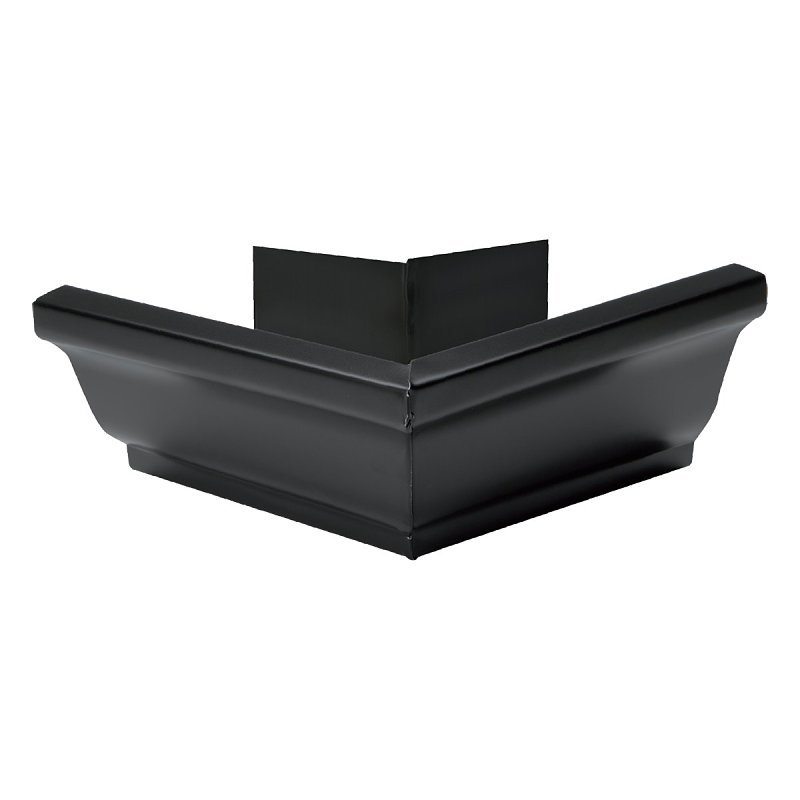 GUTTER MITER OUTSDE BLK AL 5IN