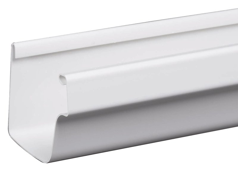 GUTTER TRDNL VNYL WHT 5INX10FT