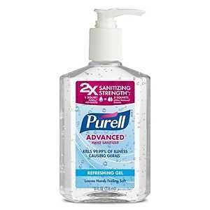 HAND SANITIZER GEL 8OZ BOTTLE 