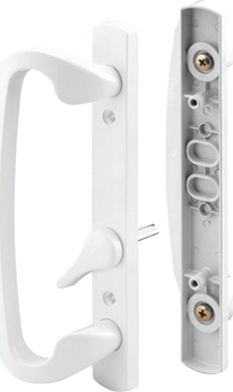 HANDLE SET SLIDING DOOR WHITE 