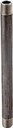 PIPE NIPPLE BLACK 1/2X12      