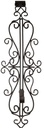 HANGER WREATH COLONIAL MTL BLK
