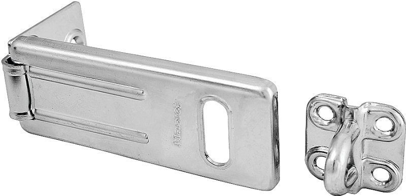 HASP HARDENED 3-1/2IN ZN PLTD 