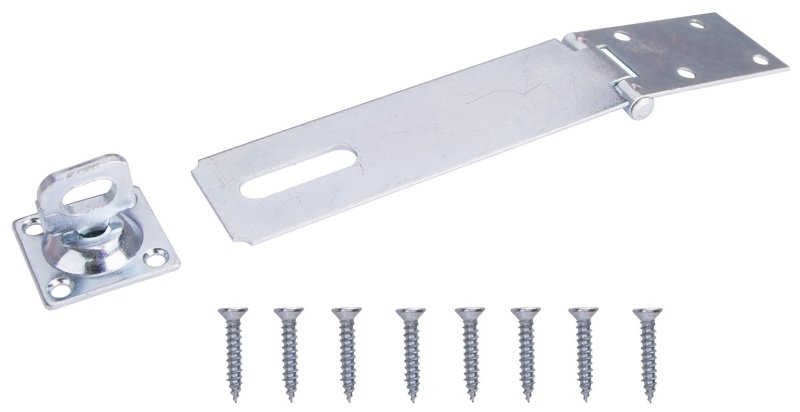 HASP SAFETY 6IN SWVL ZINC STL 