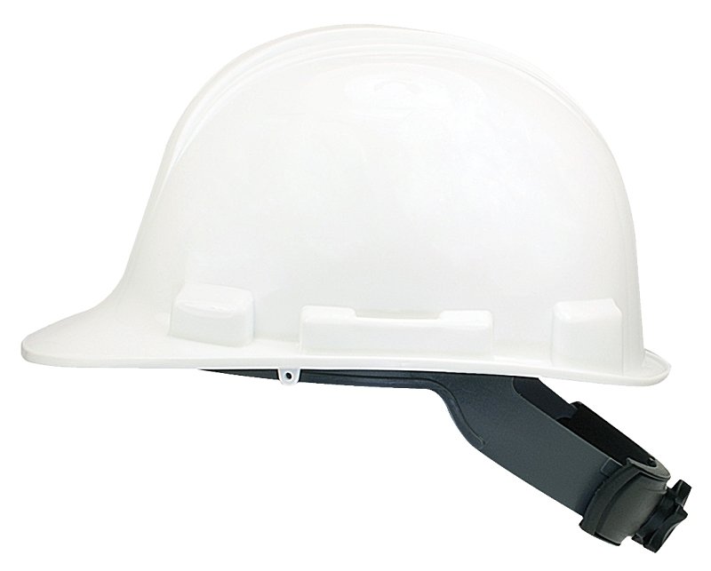 HAT SAFETY WHITE W/RATHCET    