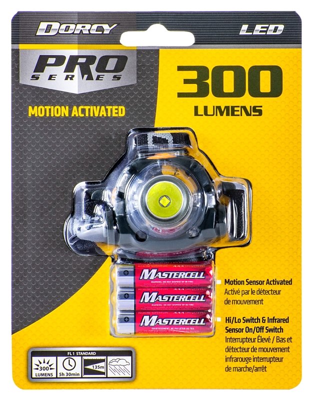 HEADLAMP MTN-SNSR W/HEAD 300LM