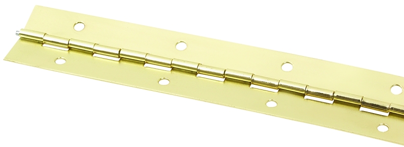 HINGE CONT BRT BRASS 1-1/2X48 
