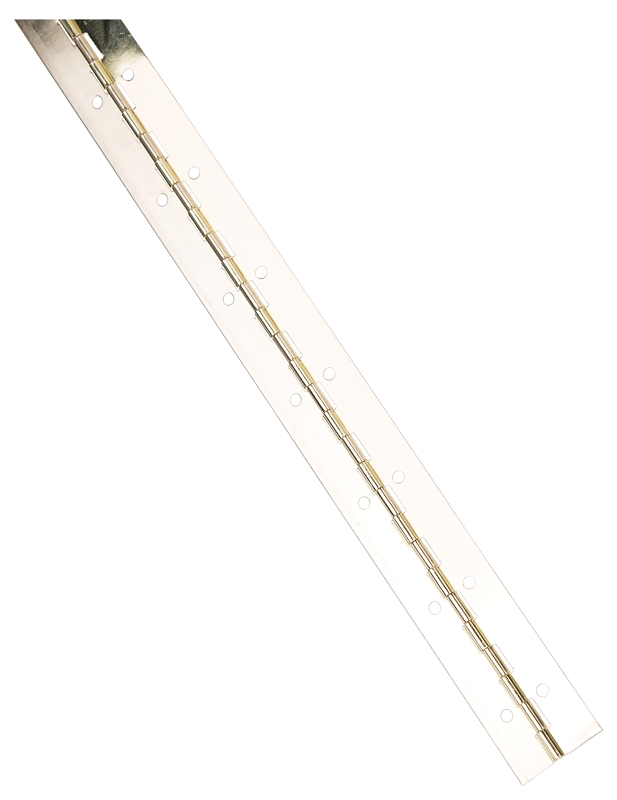 HINGE CONT BRT NICKEL 1-1/2X30