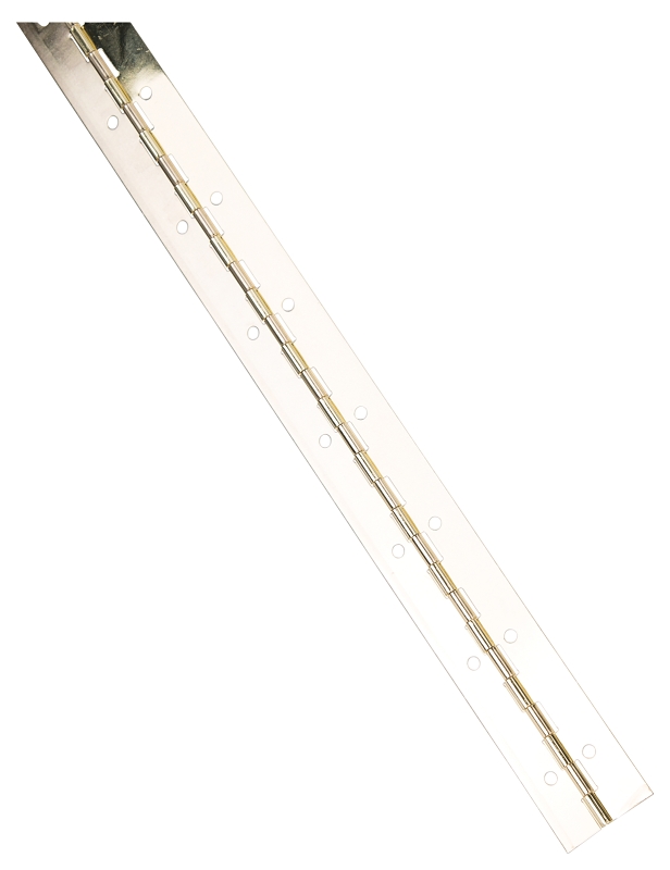 HINGE CONT BRT NICKEL 1-1/2X48