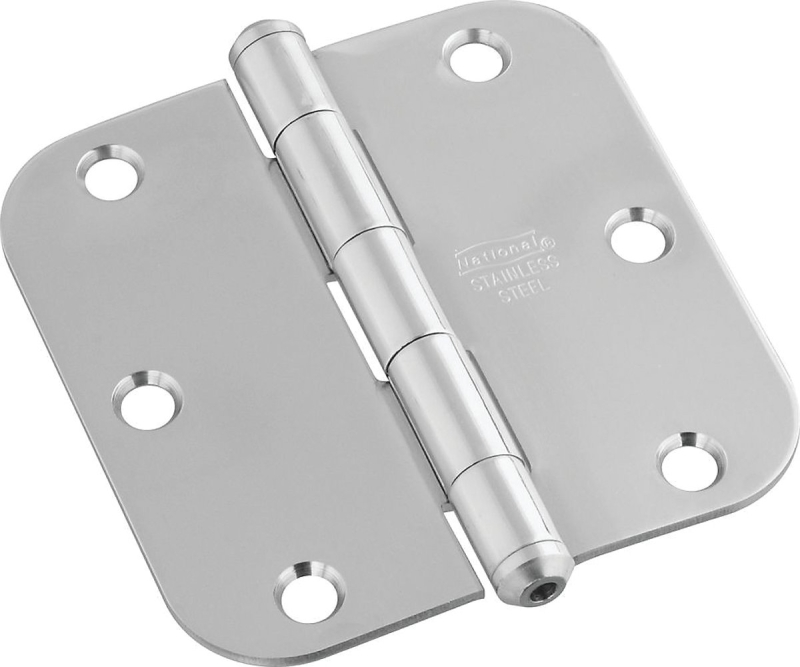 HINGE DOOR 3-1/2 5/8 RC SS    