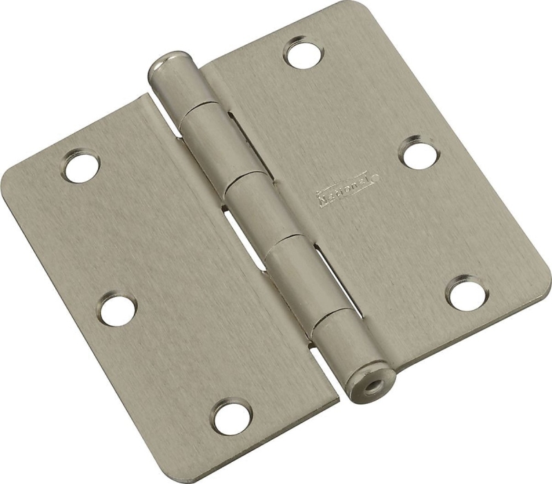 HINGE DOOR 3IN SATIN NKL STL  