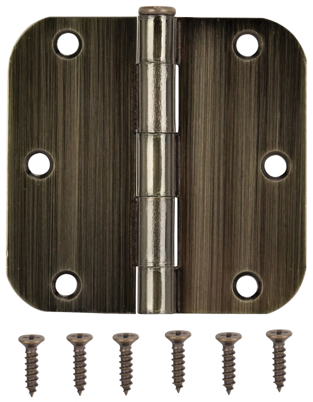 HINGE DOOR 5/8RAD 3.5IN ANTBRS