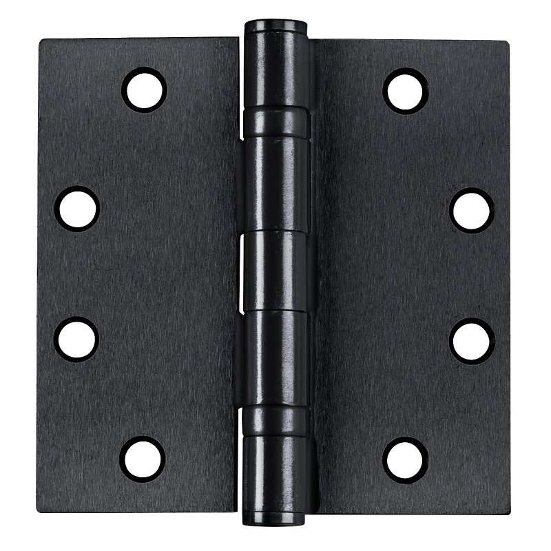 HINGE DOOR BB MATBLK 4.5X4.5IN