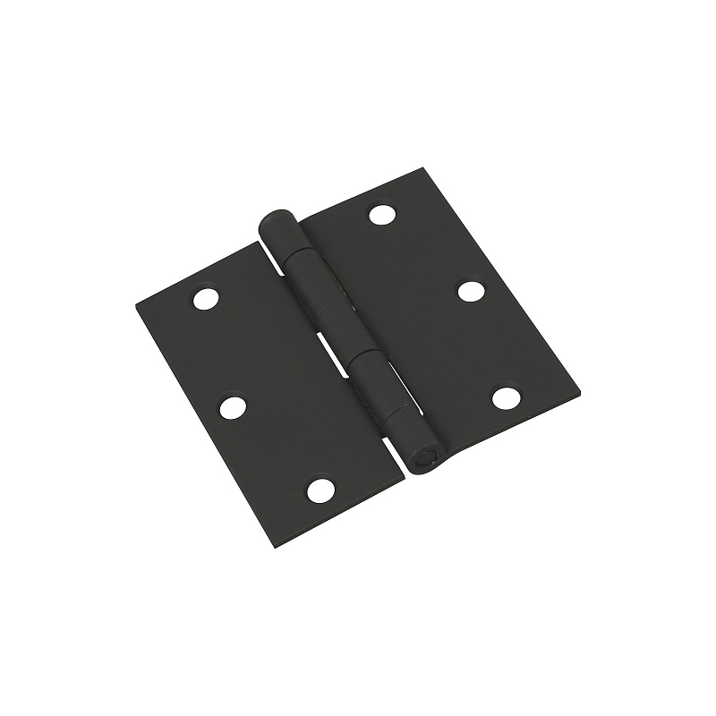 HINGE DOOR BLACK 3-1/2IN      