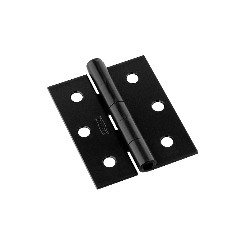 HINGE DOOR BLACK 3X2-1/2IN    