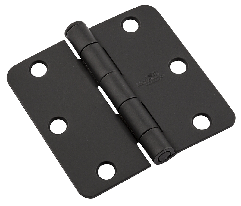 HINGE DOOR BLACK 512RC 3IN    