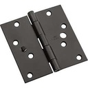 HINGE DOOR SQUARE BLACK 4IN   