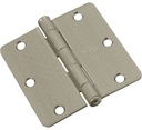 HINGE DOOR STN NKL 3-1/2IN    