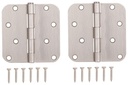 HINGE DR 5/8RD 4X4IN SAT NIC  