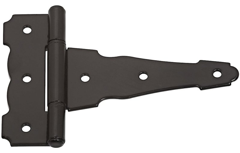HINGE GATE BLACK 4IN          