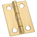 HINGE SOLID BRASS 1-1/2X1IN   