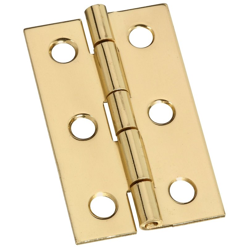 HINGE SOLID BRASS 2X1-3/16IN  