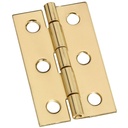 HINGE SOLID BRASS 2X1-3/16IN  