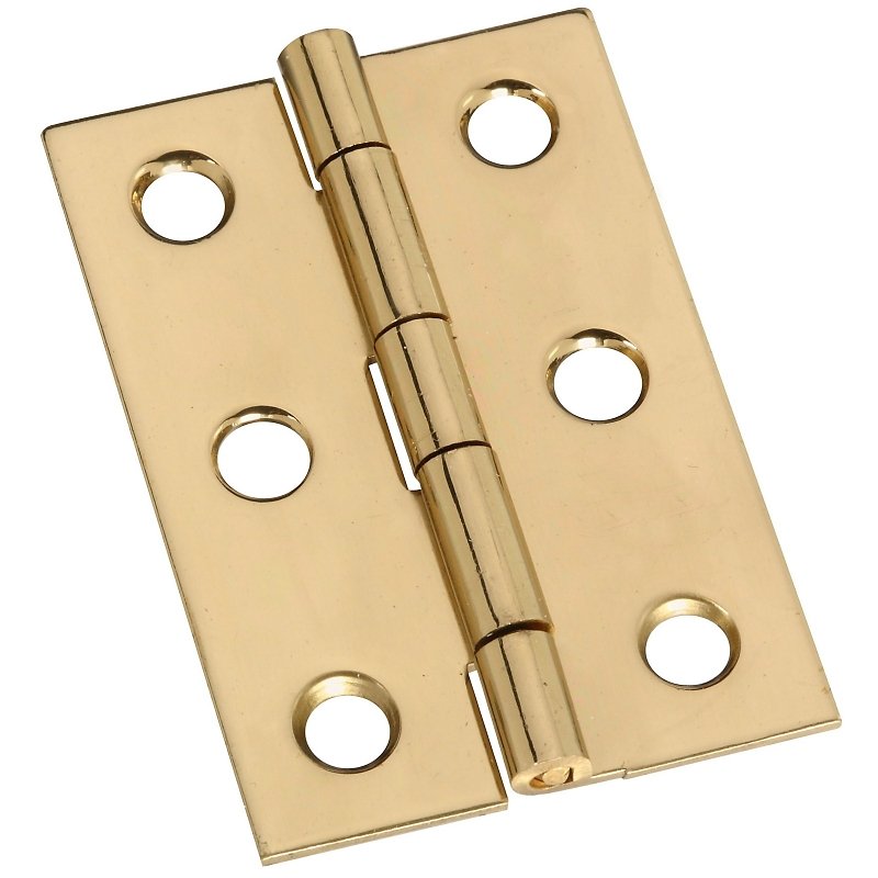 HINGE SOLID BRASS 2X1-3/8IN   