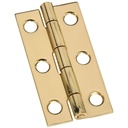 HINGE SOLID BRASS 2X1IN       