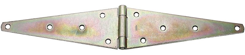 HINGE STRAP ZINC PLATED 12IN  