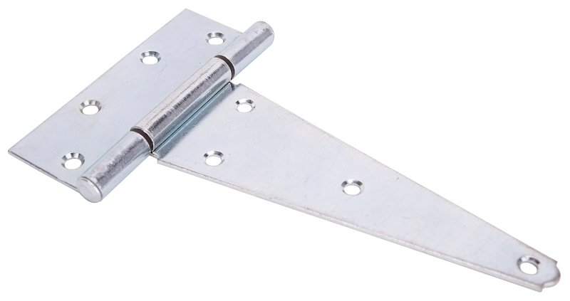 HINGE T STL FIXPIN HD 8IN ZINC