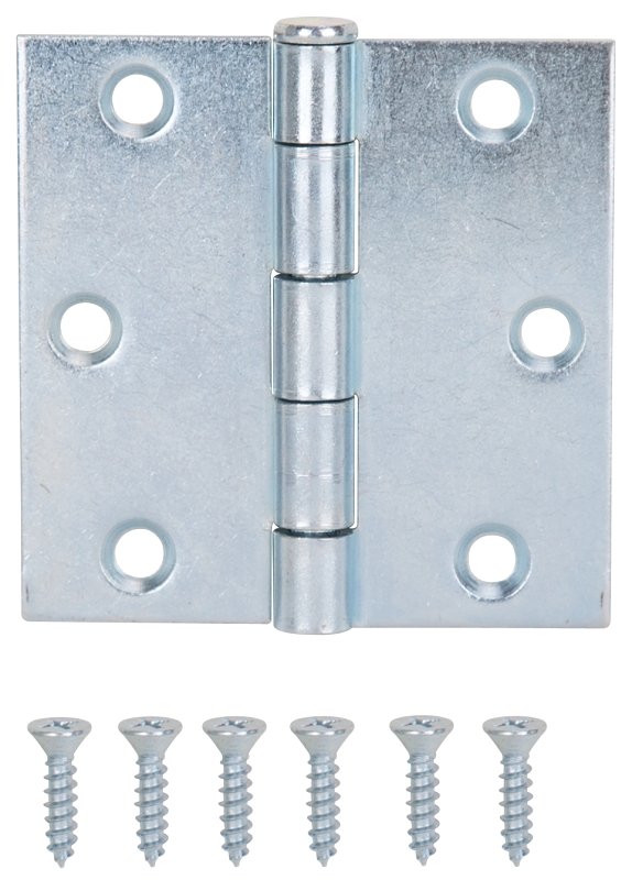 HINGE UTILITY STEEL 3X3IN ZN  