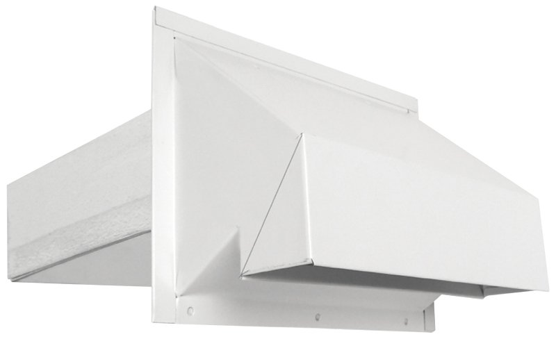 HOOD EXHAUST WHITE 3-1/4X10IN 