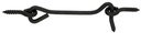 HOOK & EYE BLACK 4IN          