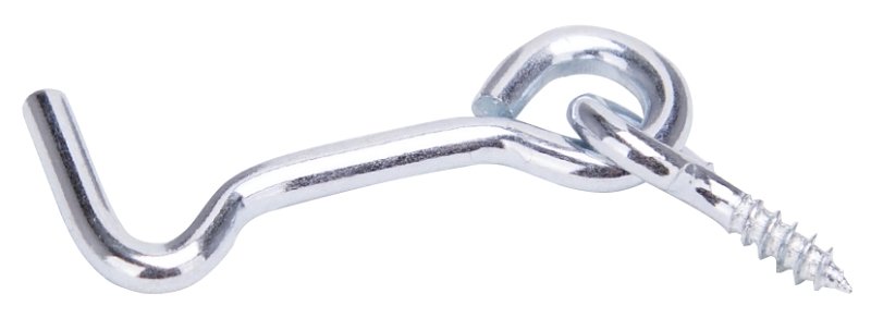 HOOK/EYE 1-1/2IN ZINC PLATE   