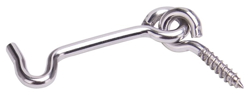 HOOK/EYE STAINLESS STEEL 2IN  