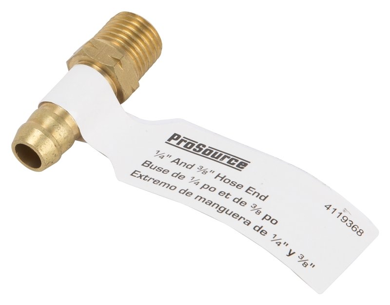 HOSE END MALE 1/4 NPTX3/8 ID  