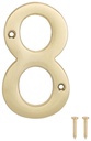 HOUSE NUMBER 8 SAT BRS 4IN    