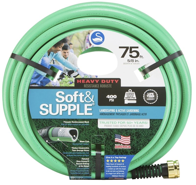 HSE GRDN SFT/SPL GRN 5/8X75FT 