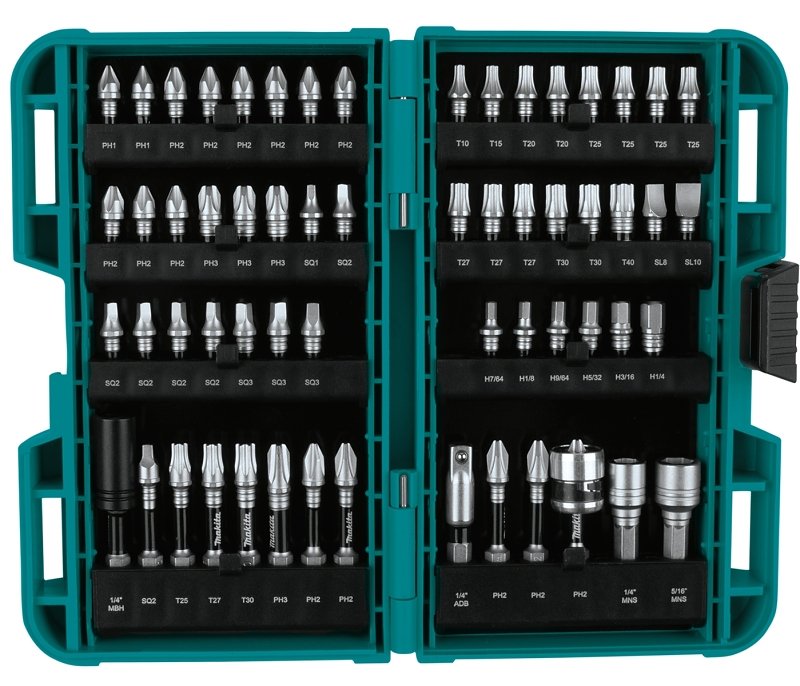 IMPACT BIT SET STEEL MIX 60PC 