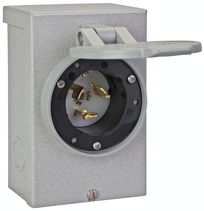 INLET BOX GENERATOR POWER 50A 