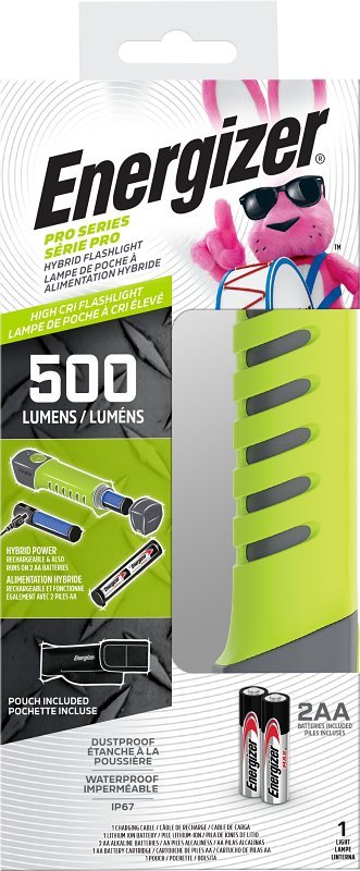 INSPCTN LIGHT HNDHLD 2AA 500LM