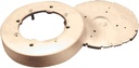 IVORY CIRCULAR FIXTURE BOX    