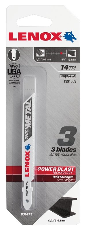 JIGSAW BLADE T-SHANK 3-5/8IN  
