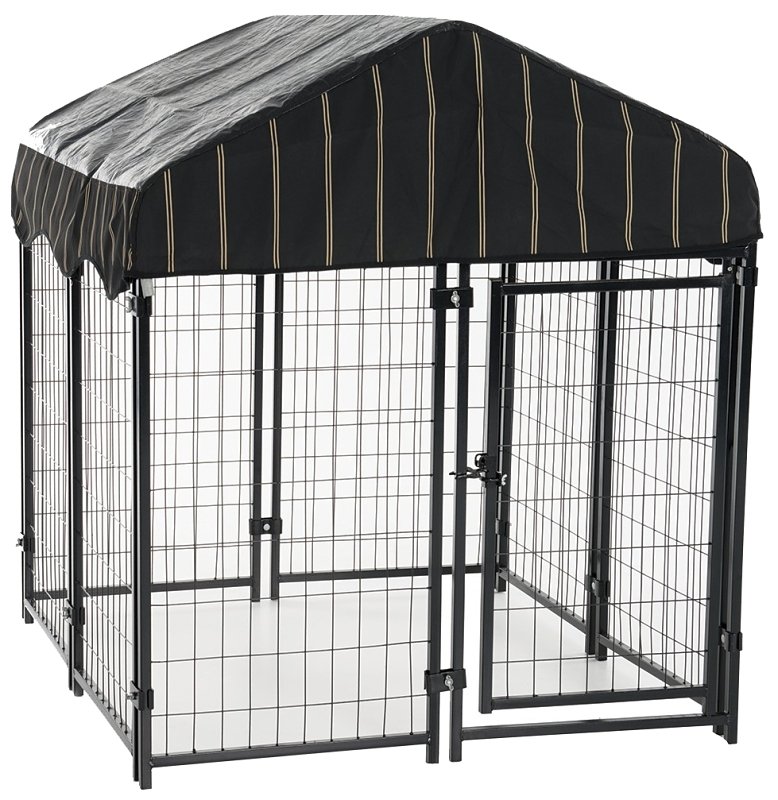 KENNEL DOG WDWR W/CVR 52INX4FT