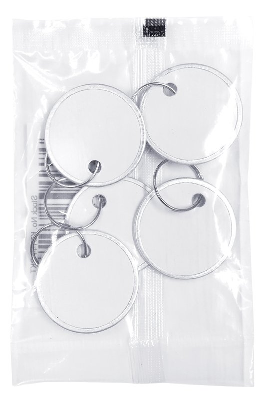 KEY- TAG PAPER W/SPLIT RING BL