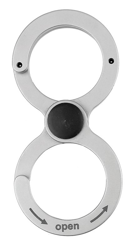 KEYCHAIN RING DBL EZ OPEN     
